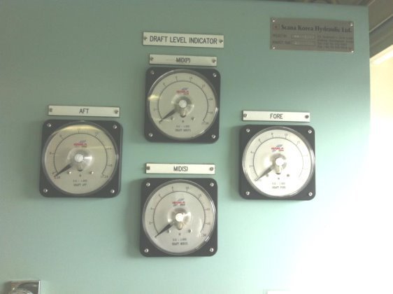 HANLA DRAFT BALLAST LEVEL INDICATOR